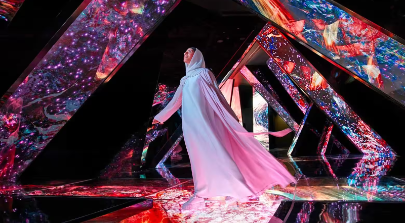 O novo show futurista de luz e som em Dubai