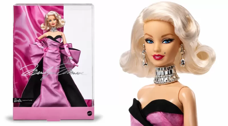 Mattel lança Barbie Marilyn Monroe em homenagem aos 100 anos da atriz
