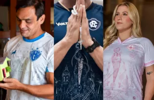 Remo, Paysandu, Tuna e Vasco apresentam camisas especiais para o Círio 2026; veja fotos